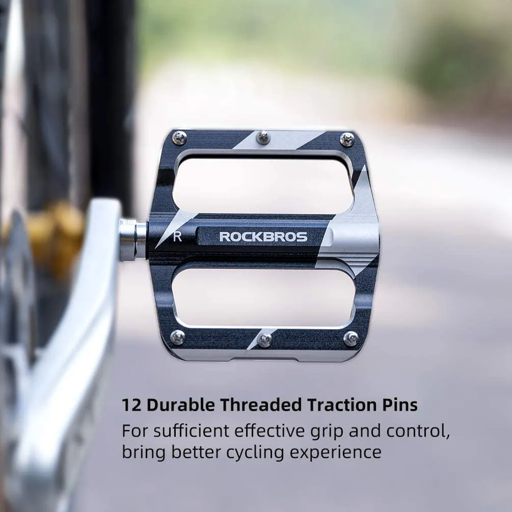 ROCKBROS Flat Lightweight Pedals in Various Colours