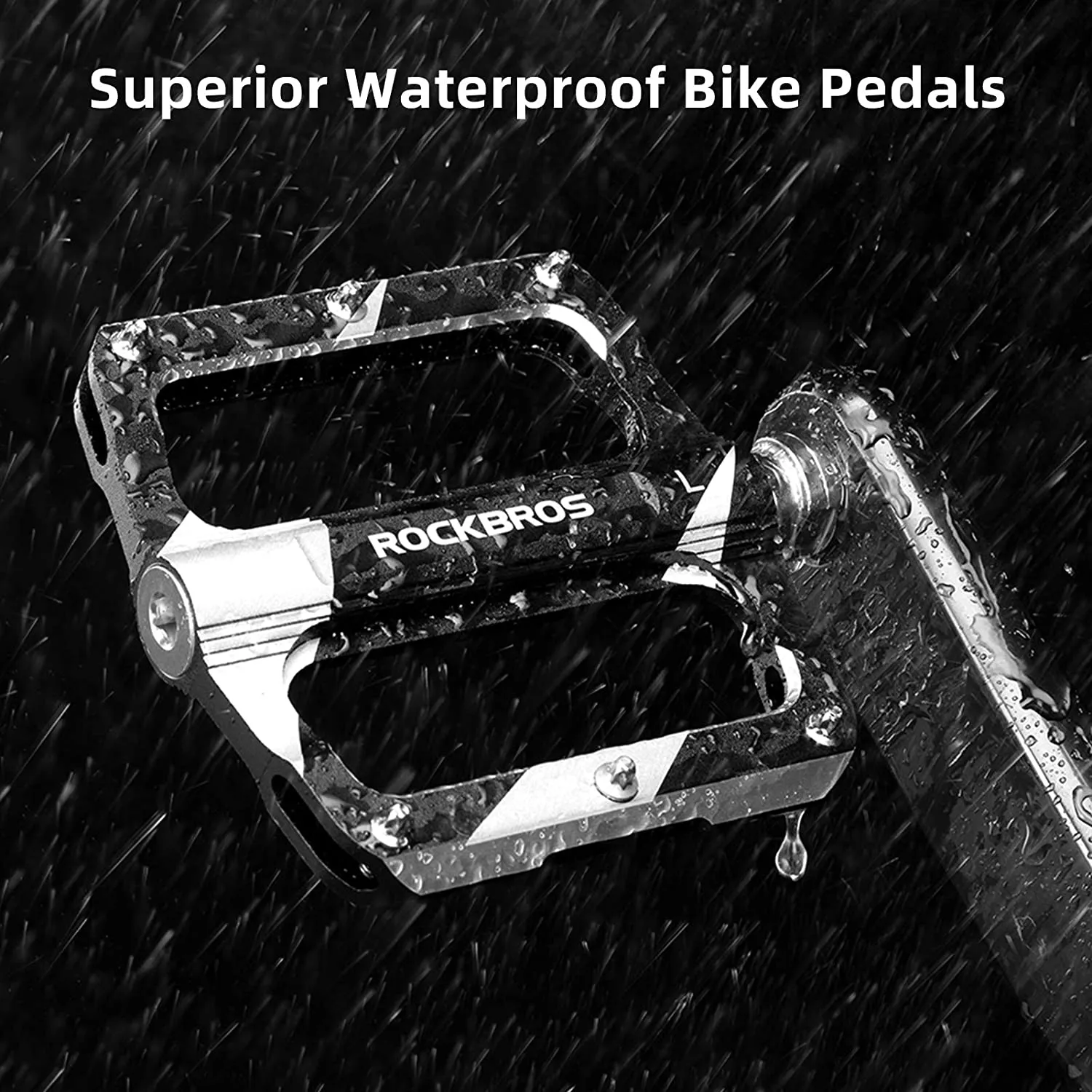 ROCKBROS Flat Lightweight Pedals in Various Colours