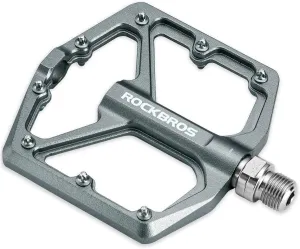 ROCKBROS Mountain Bike Pedals MTB Pedals Bicycle Flat Pedals Aluminum 9/16" Sealed Bearing Lightweight Platform for Road Mountain BMX MTB Bike