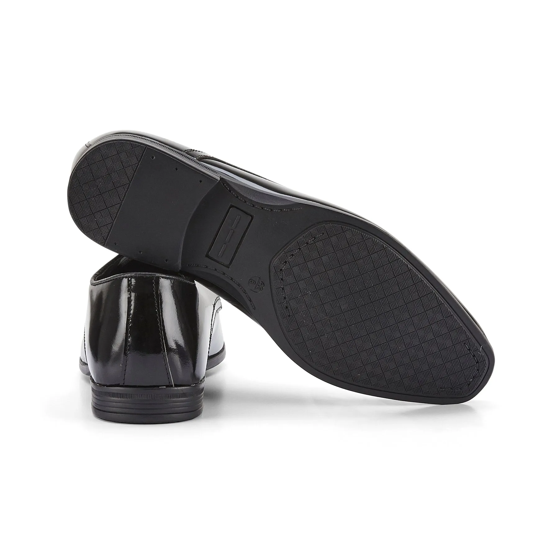Rowley Leather Derby Shoes - Black