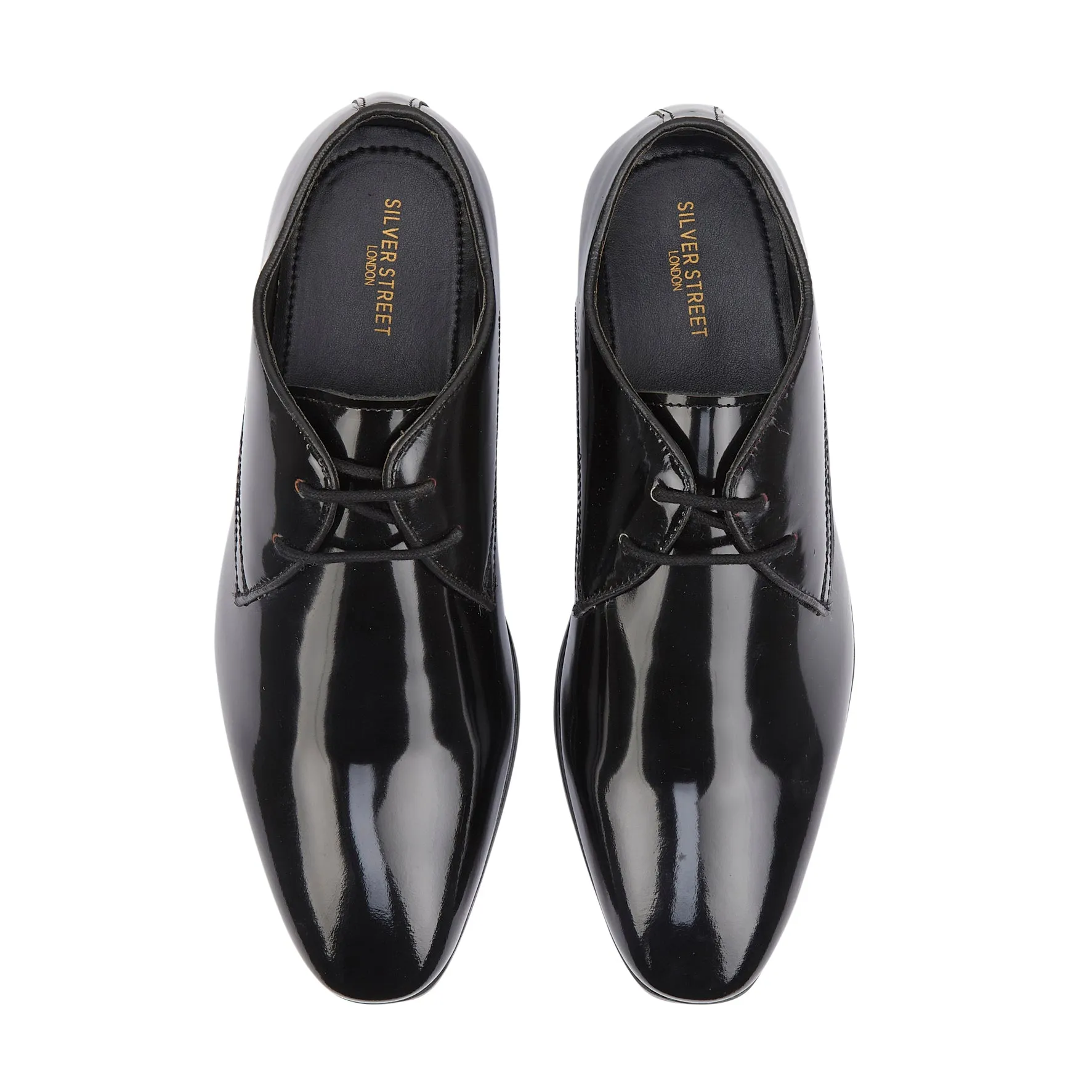 Rowley Leather Derby Shoes - Black