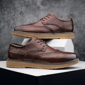 Salvador Modern Sleek Leather Derby