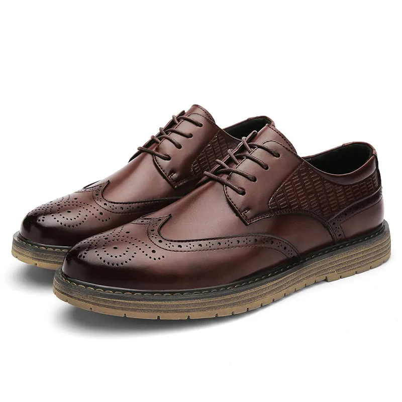 Salvador Modern Sleek Leather Derby