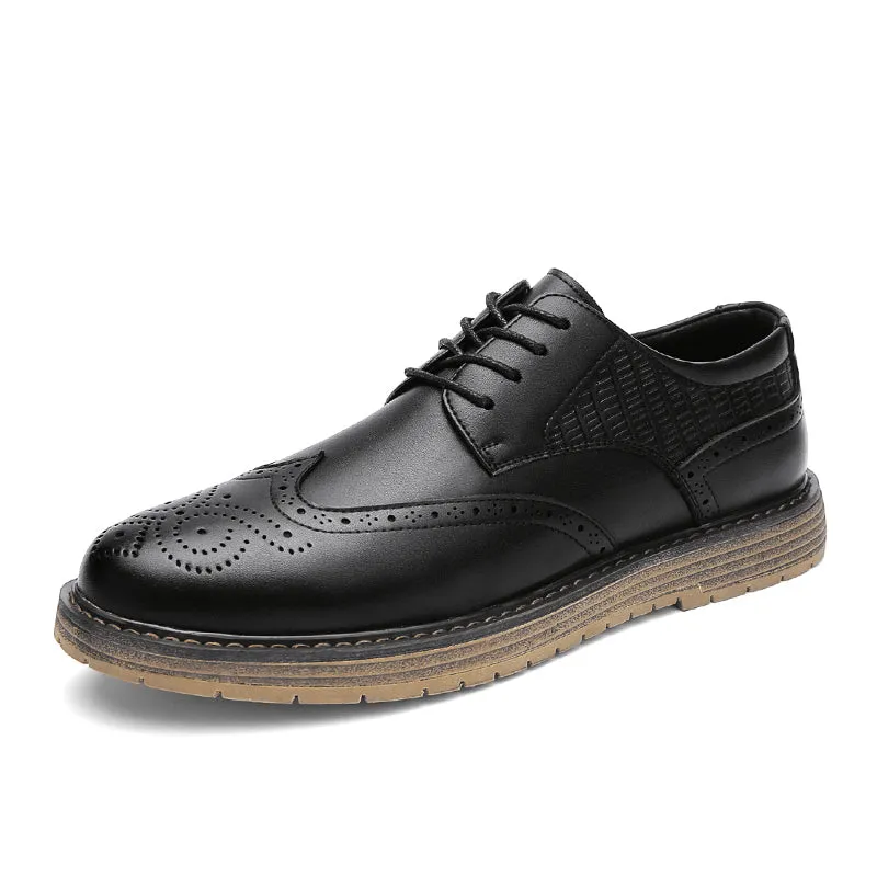 Salvador Modern Sleek Leather Derby