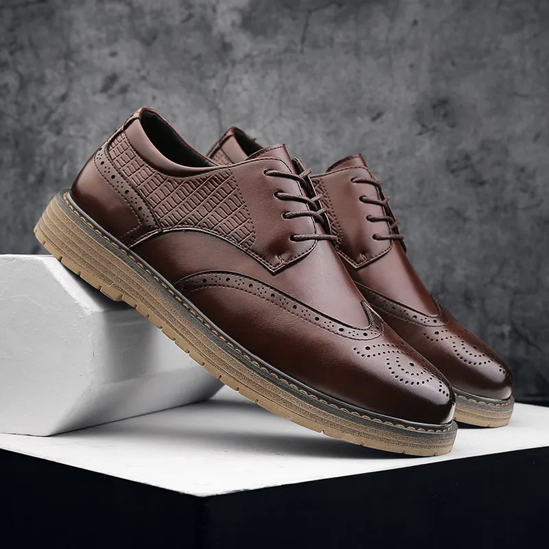 Salvador Modern Sleek Leather Derby
