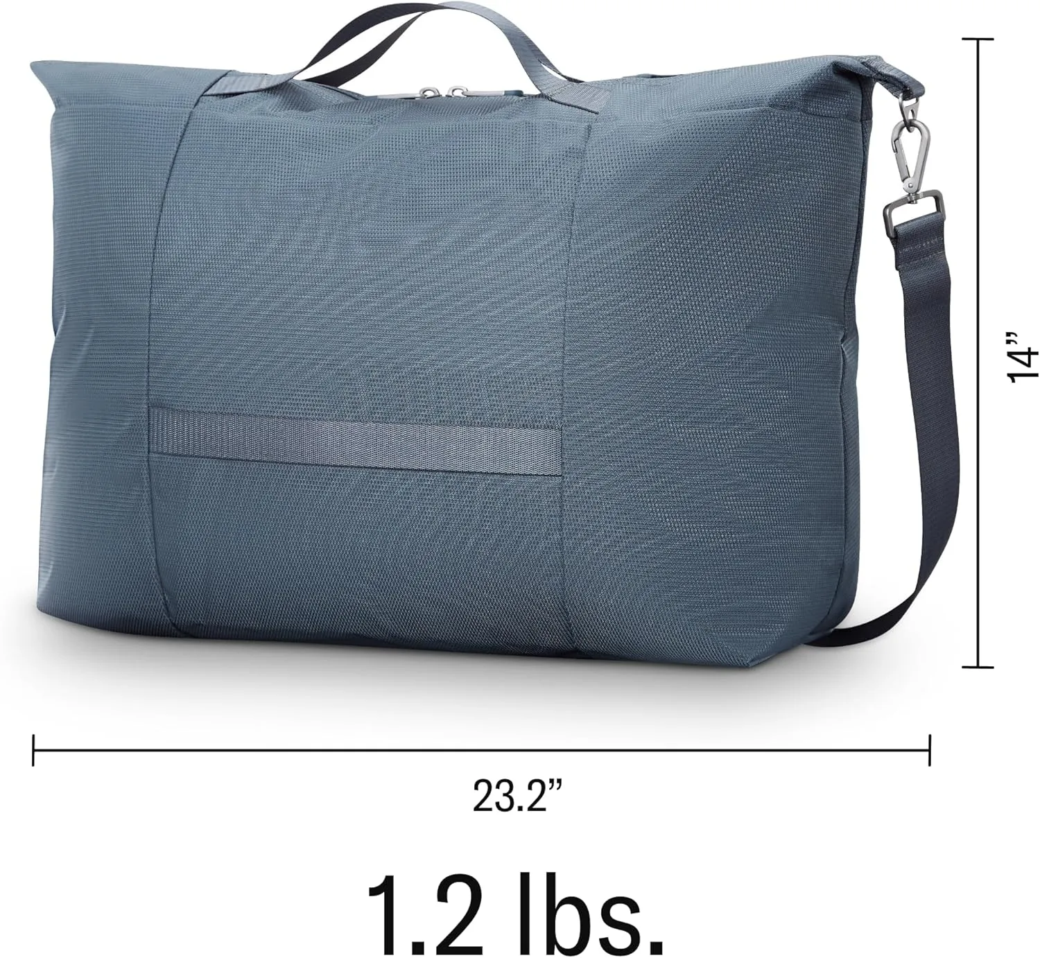 Samsonite UpLIFT 23" Lightweight Foldable Weekender Duffle Bag - Polyester Soft Duffle for Ultra Lightweight Travel - Elemental Blue