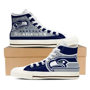 seattle seahawks ladies high top sneakers