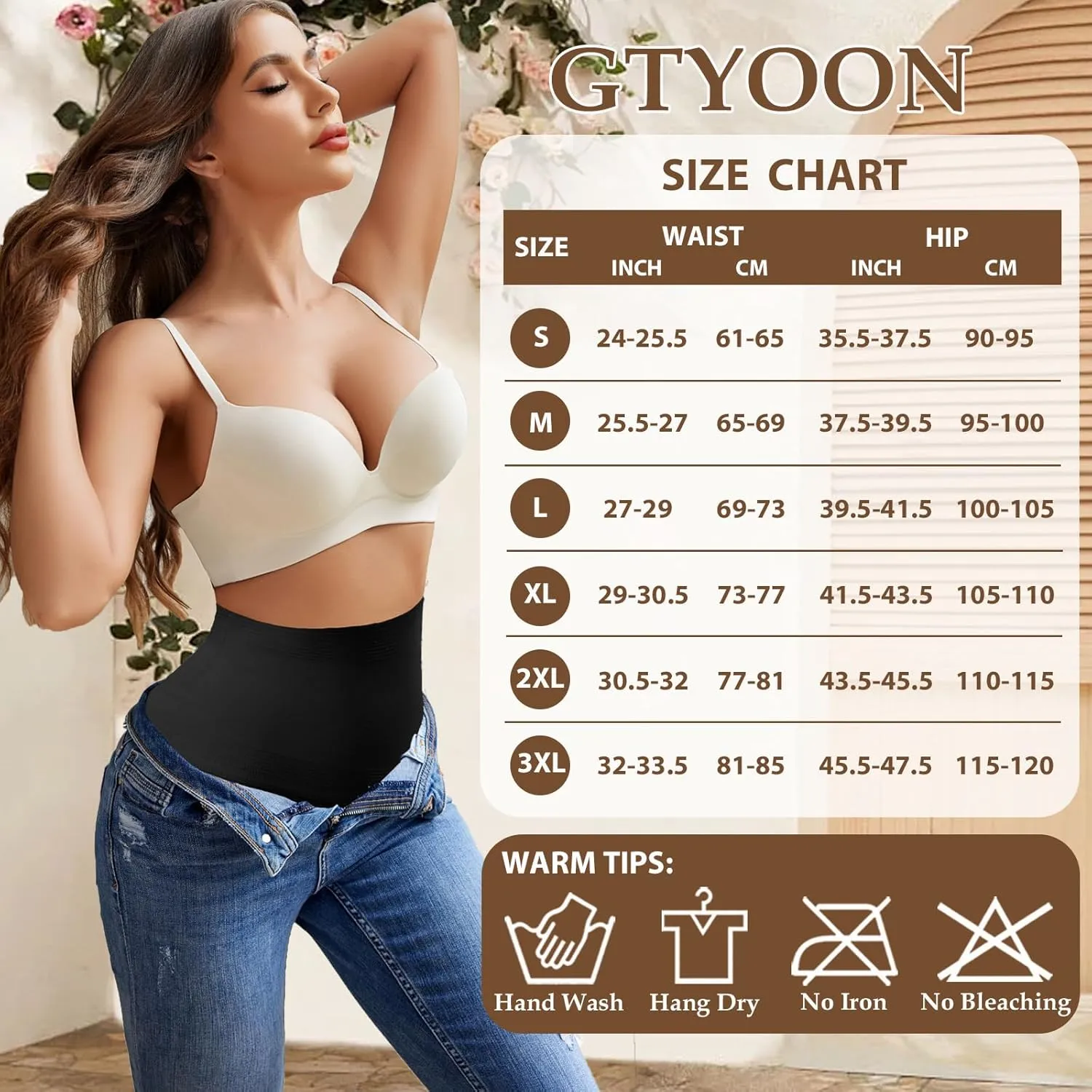 Shapewear Tummy Control Underwear for Women Seamless Shaping High Waisted Panties Slimming Stripe Lace Panty