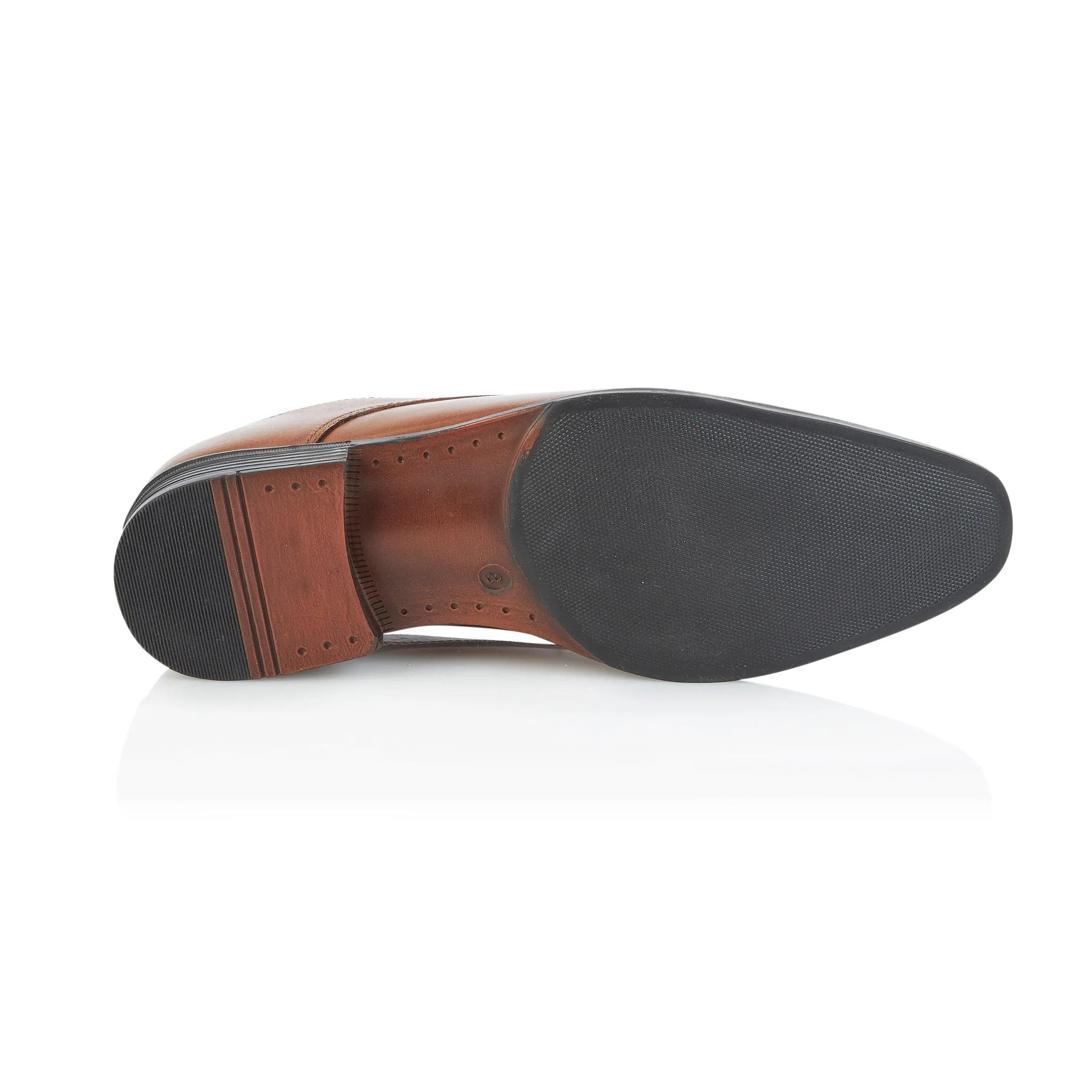 Sherman Leather Derby Shoes - Tan