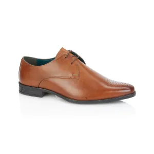 Sherman Leather Derby Shoes - Tan