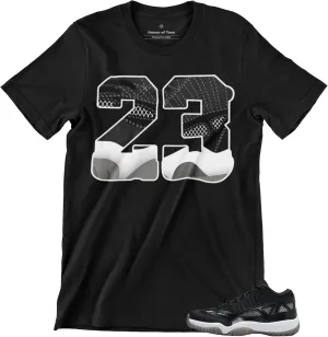 Shirt to Match Jordan 11 IE Black & White Men's Graphic Tee