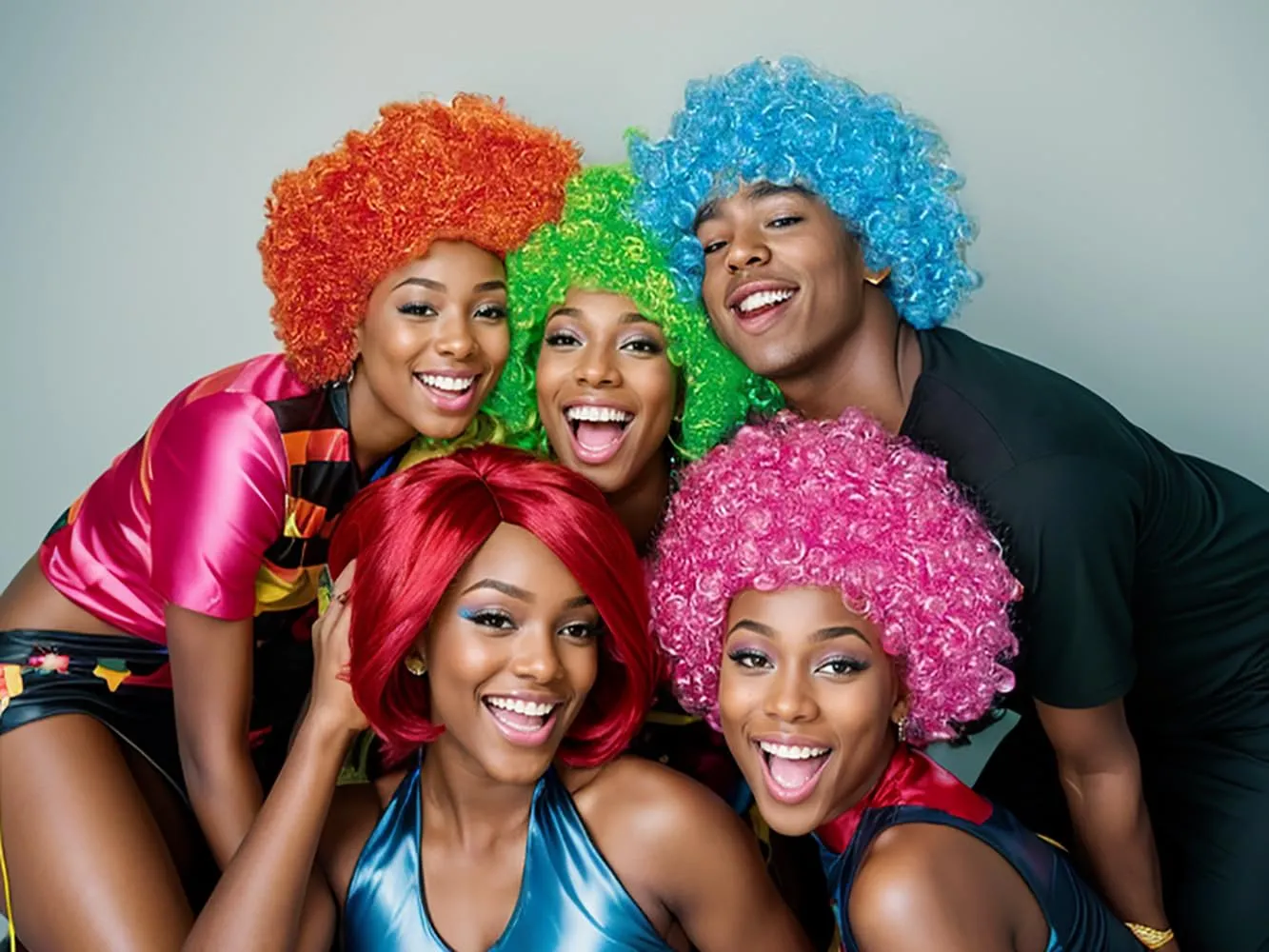 Short Bob Hair Wigs Straight with Flat Bangs Synthetic Colorful Cosplay Daily Party Neon Wig for Women   Free Wig Cap 12" Natural As Real (Afro, Purple)