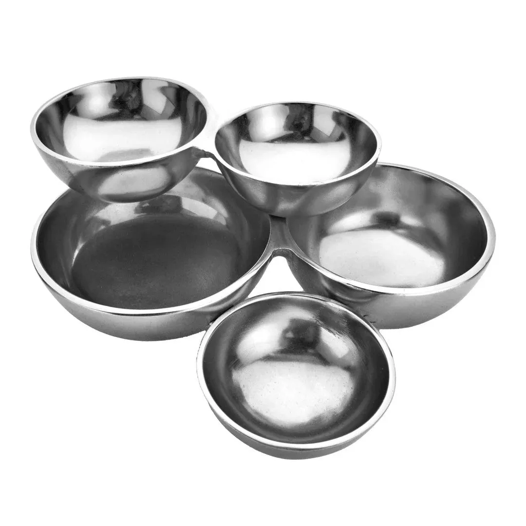 Silver Condiment Cluster
