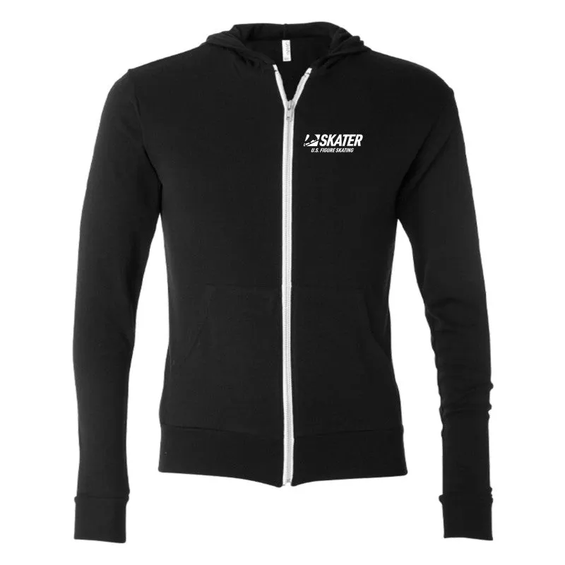 Skater, Full Zip Lightweight Hoodie