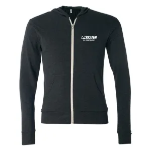 Skater, Full Zip Lightweight Hoodie