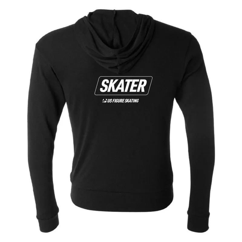 Skater, Full Zip Lightweight Hoodie
