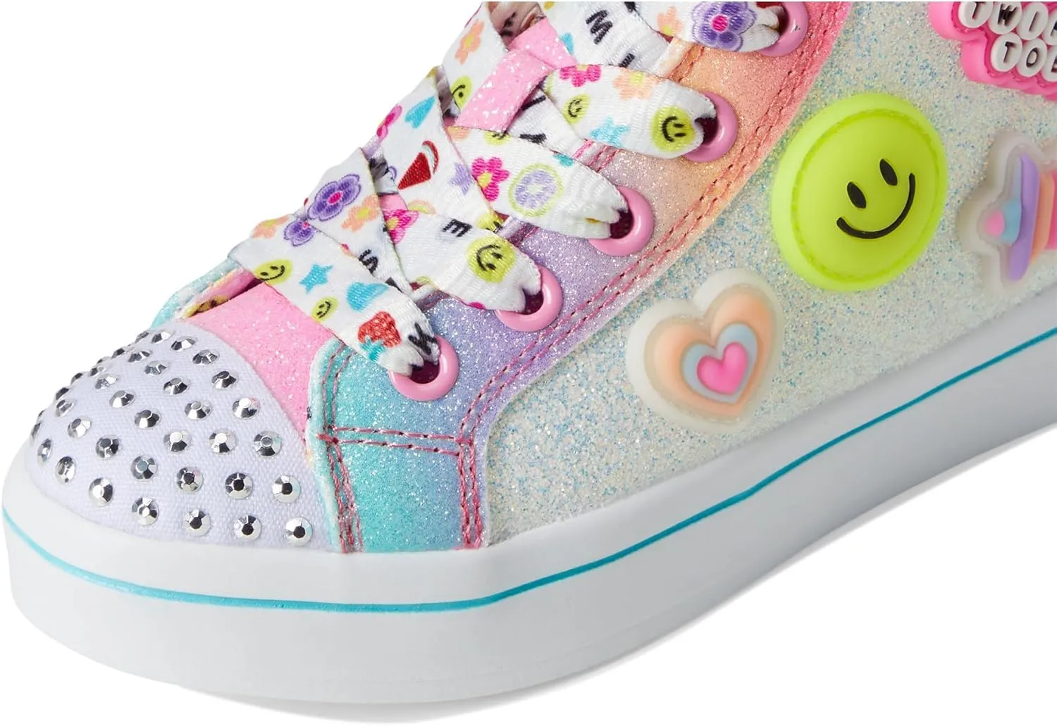 SKECHERS Girl's TWI-Lites 2.0-Bit of Happiness 314383l (Little Kid) Sneaker
