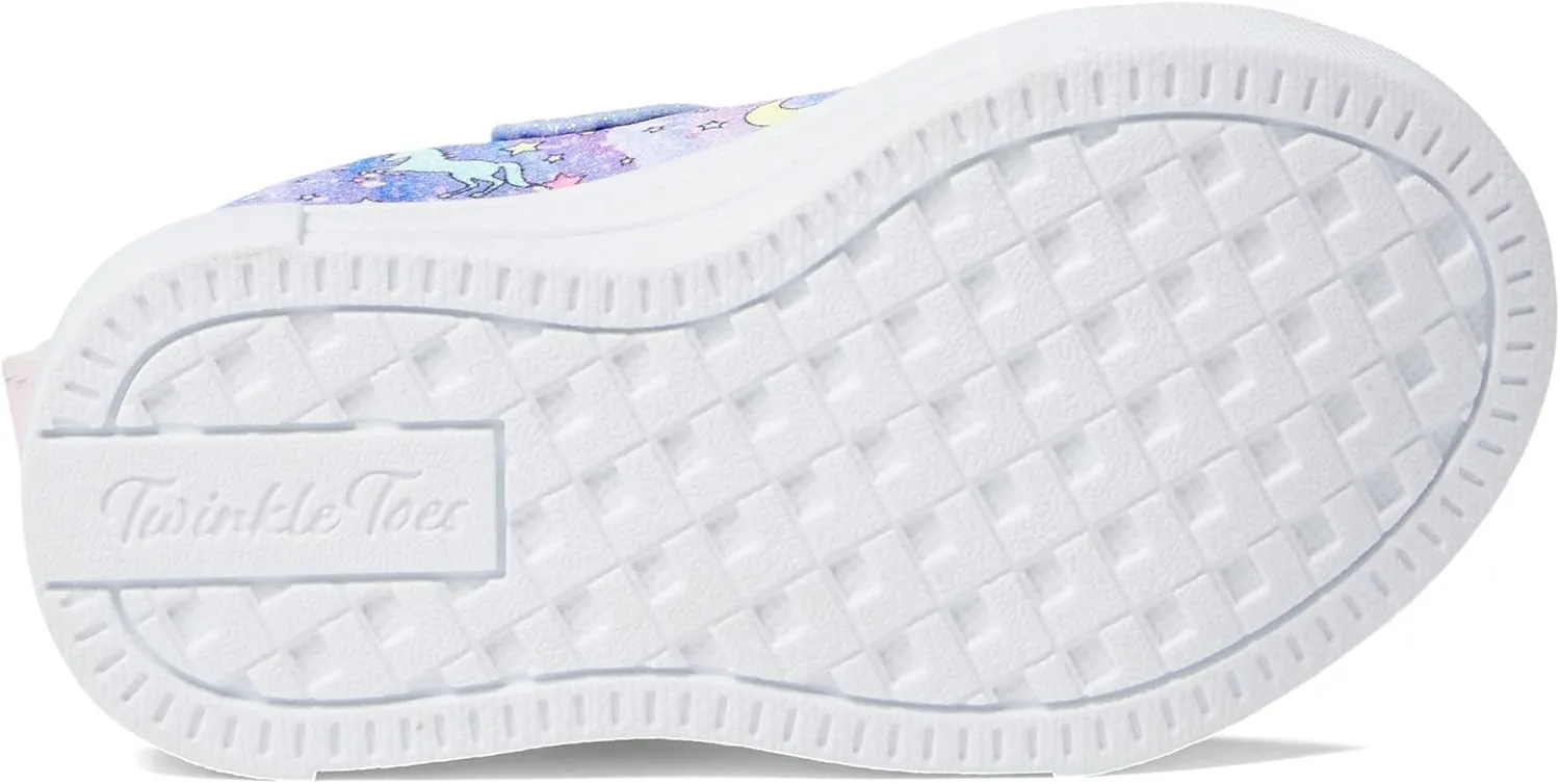 Skechers Girl's Twinkle Sparks Ice-Heather Sneaker