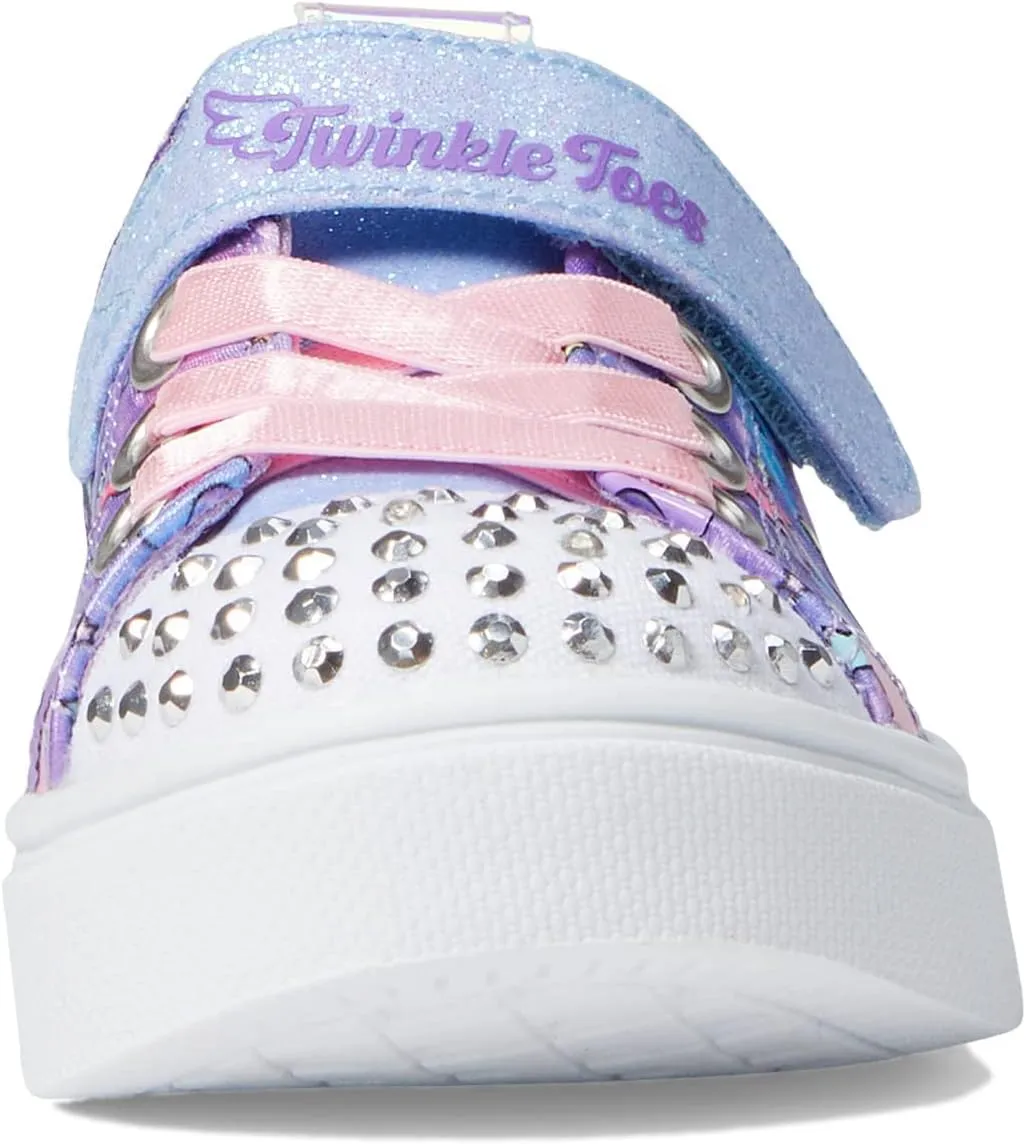 Skechers Girl's Twinkle Sparks Ice-Heather Sneaker