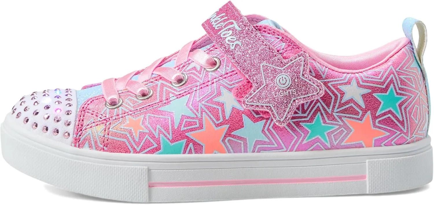 Skechers Girl's Twinkle Sparks-Shimmer Star Sneaker