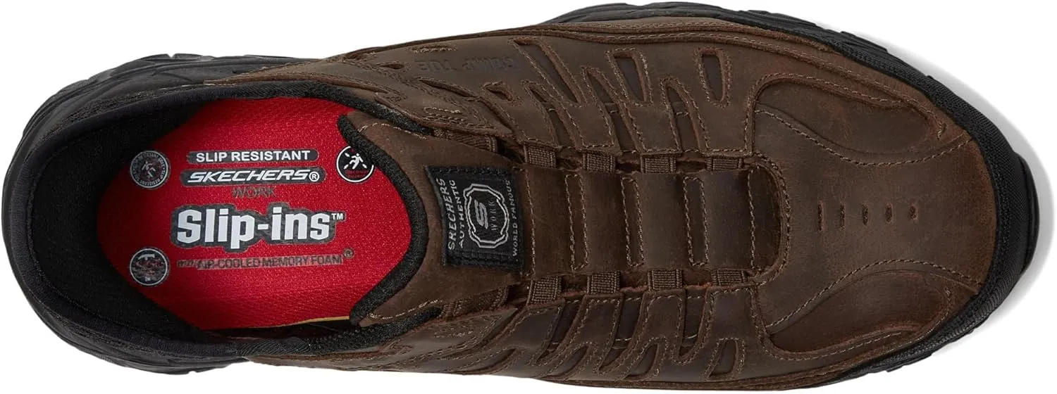 Skechers Men's Holdredge Ryker Hands Free Slip-ins Construction Shoe