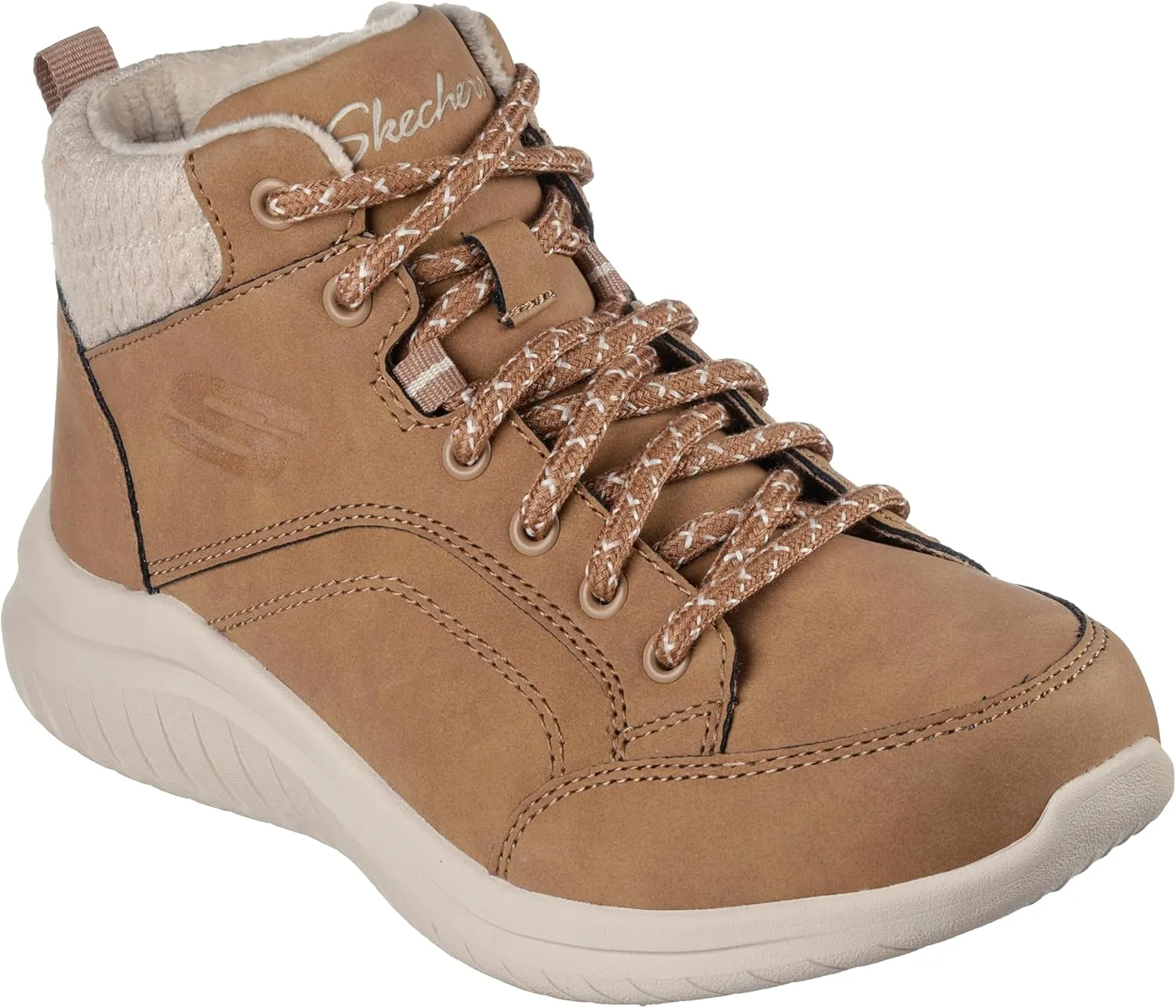 Skechers Women's Ultra Flex 2.0-Casual Mix Fashion Boot