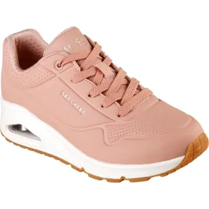 Skechers Women's Uno Stand On Air Sports Shoes in Blush