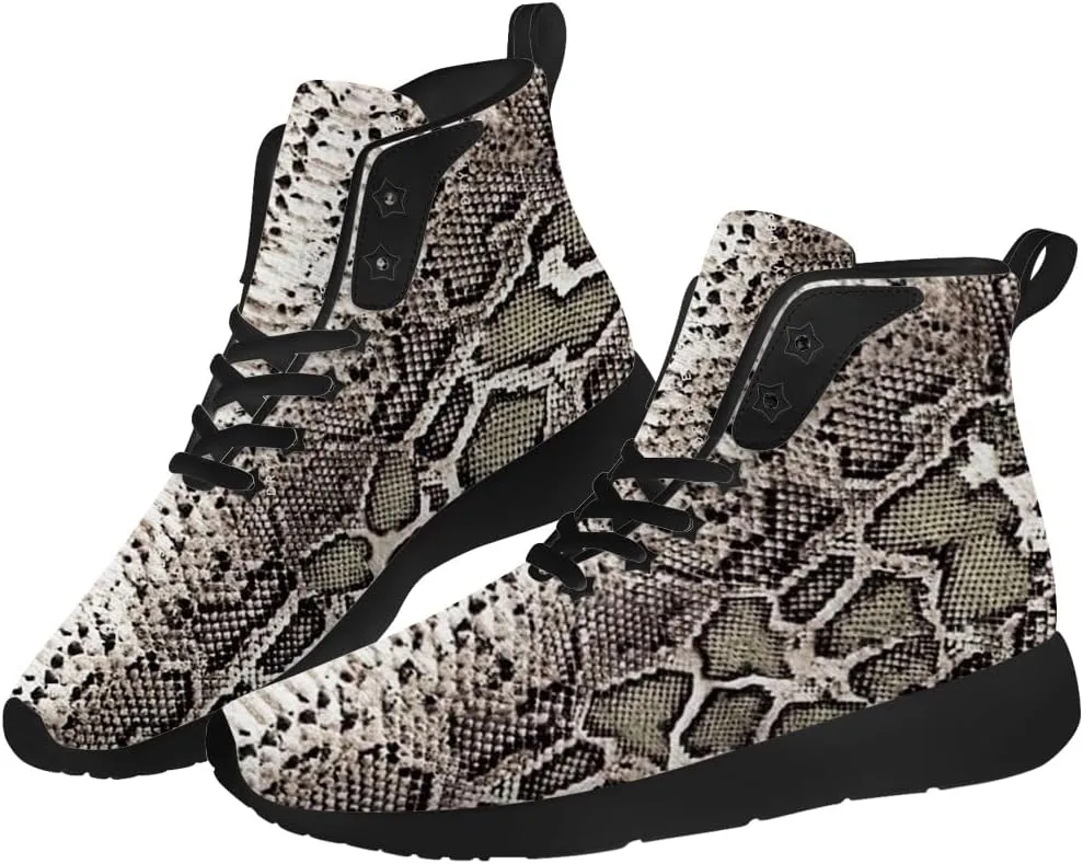 Snake Shoes for Women High Top Sneakers Running Waking Shoes Gifts for Mom Girlfriend