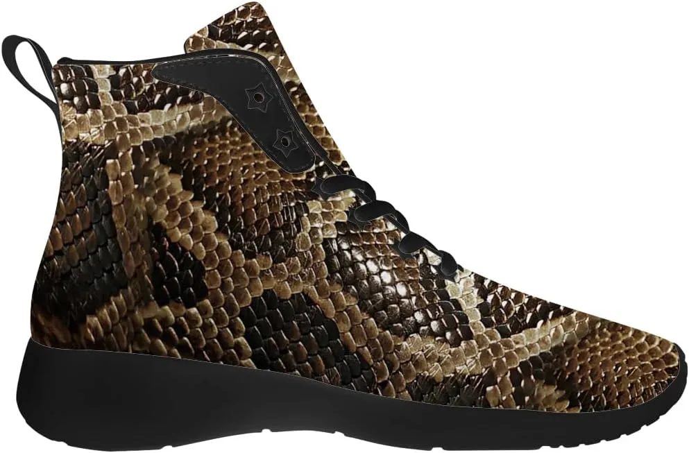 Snake Shoes for Women High Top Sneakers Running Waking Shoes Gifts for Mom Girlfriend