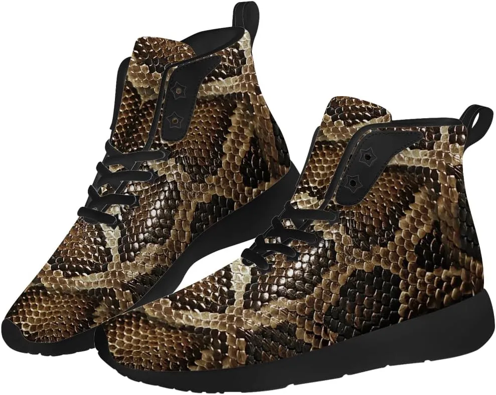 Snake Shoes for Women High Top Sneakers Running Waking Shoes Gifts for Mom Girlfriend