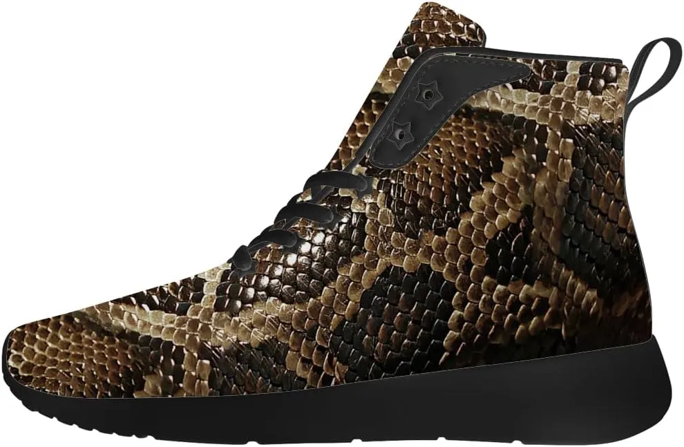 Snake Shoes for Women High Top Sneakers Running Waking Shoes Gifts for Mom Girlfriend