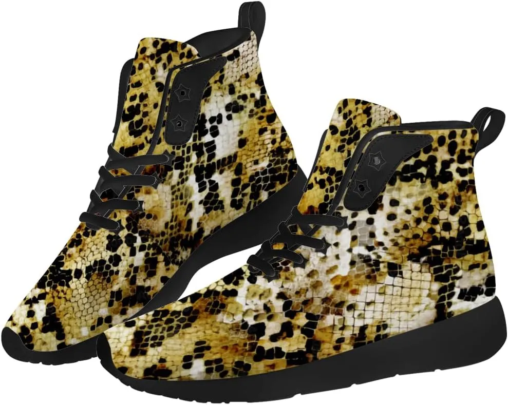 Snake Shoes for Women High Top Sneakers Running Waking Shoes Gifts for Mom Girlfriend