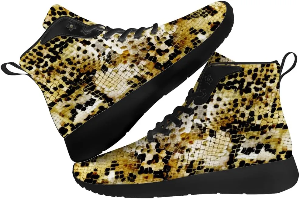Snake Shoes for Women High Top Sneakers Running Waking Shoes Gifts for Mom Girlfriend