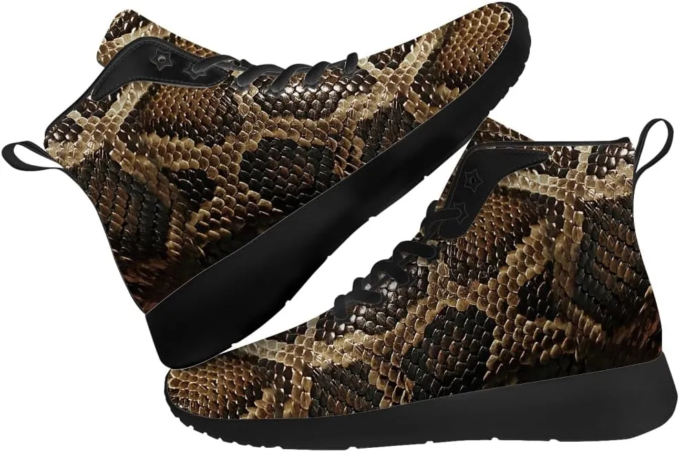 Snake Shoes for Women High Top Sneakers Running Waking Shoes Gifts for Mom Girlfriend