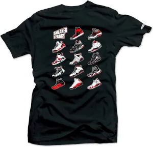 SNELOS Retro High Top Sneaker Tees - Premium Basketball T-Shirts for Men, Designed to Match Your Legacy Jordans & Celebrate