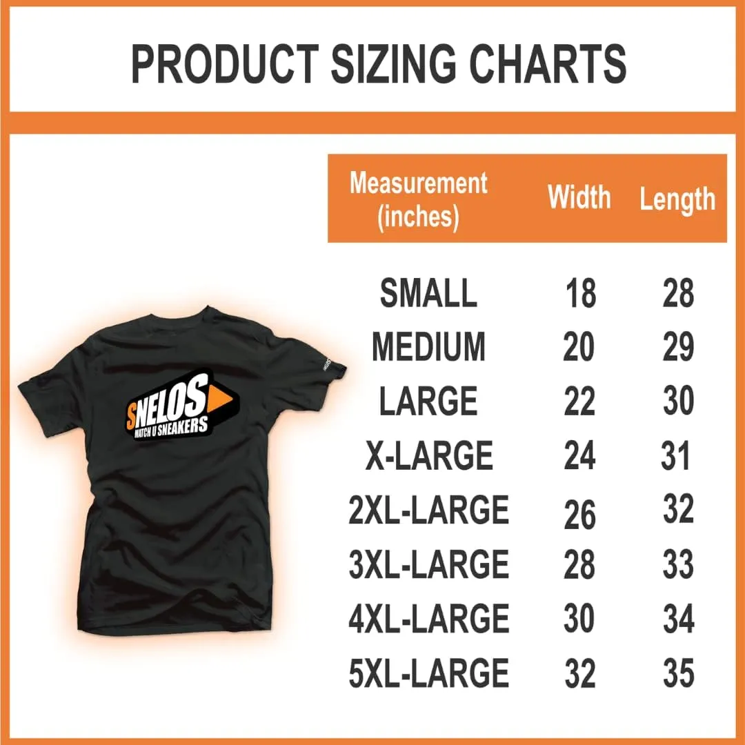 SNELOS Retro High Top Sneaker Tees - Premium Basketball T-Shirts for Men, Designed to Match Your Legacy Jordans & Celebrate
