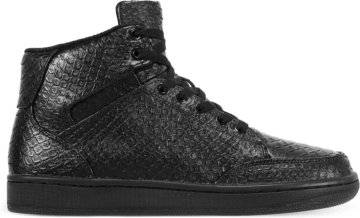 Soulsfeng Unisex Basketball Shoes Leather High Top Sneakers Comfortable Walking Skate Shoes
