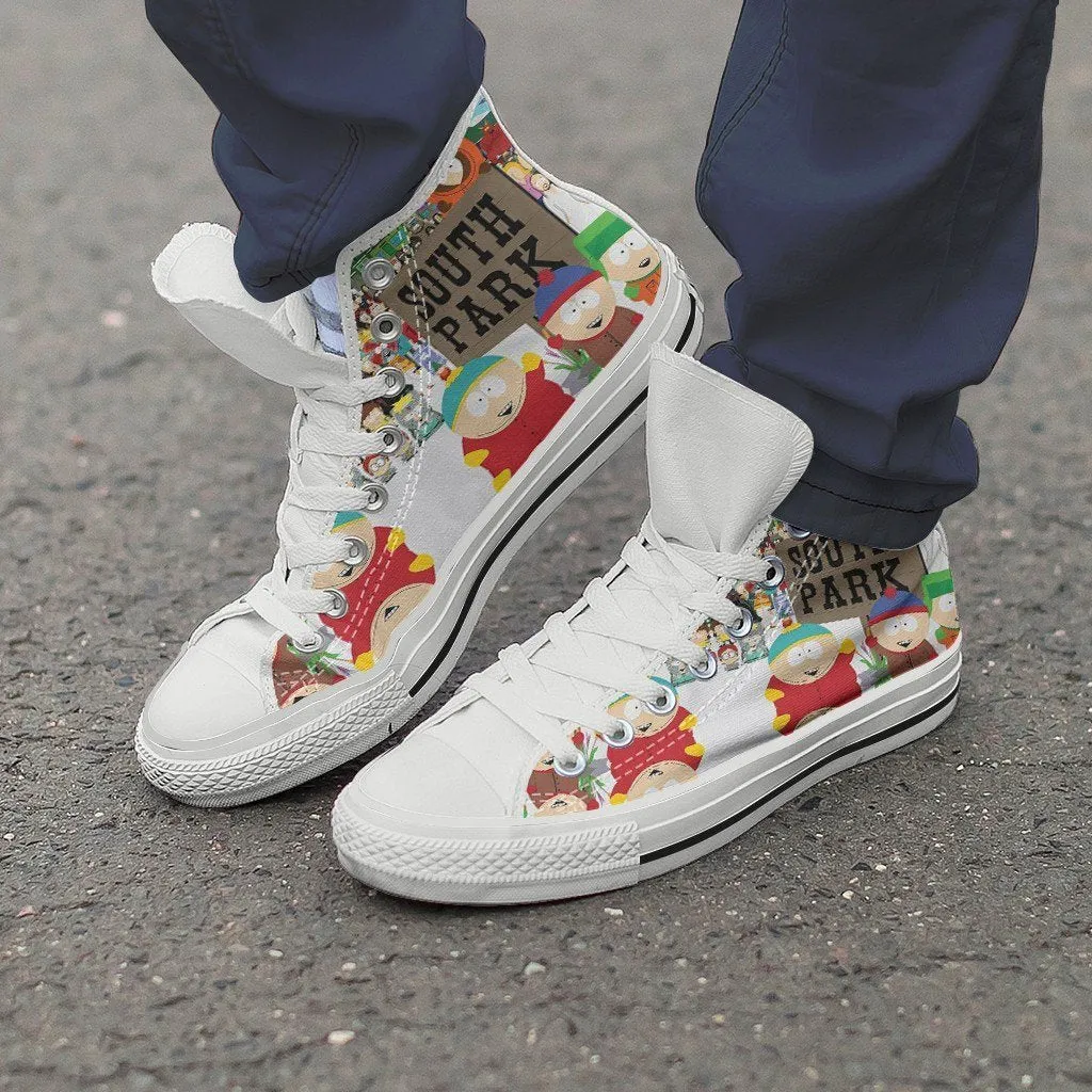 south park mens high top sneakers
