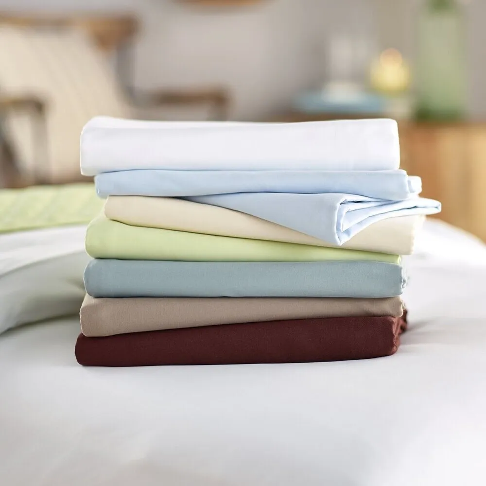 Sposh Microfiber Sheet - Traditional FLAT Sheet / Moonstone Gray / 56"W x 87"L