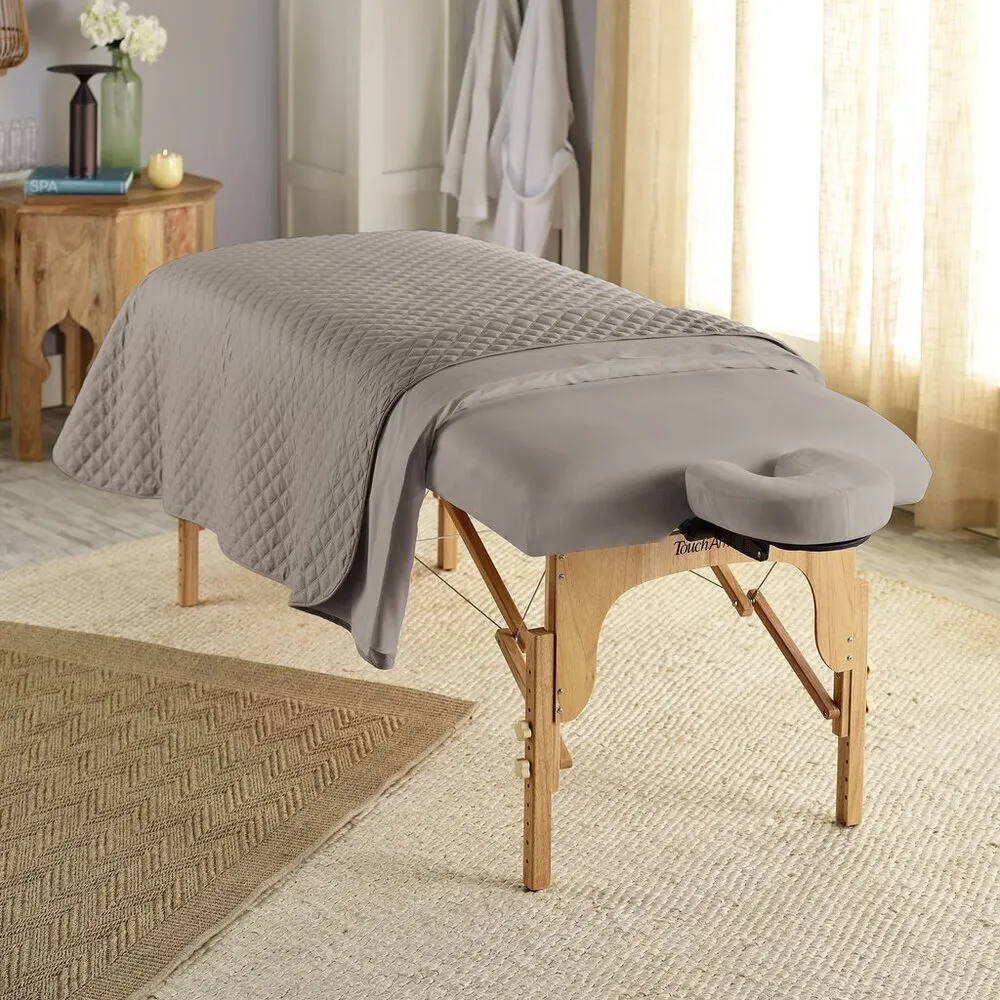 Sposh Microfiber Sheet - Traditional FLAT Sheet / Moonstone Gray / 56"W x 87"L