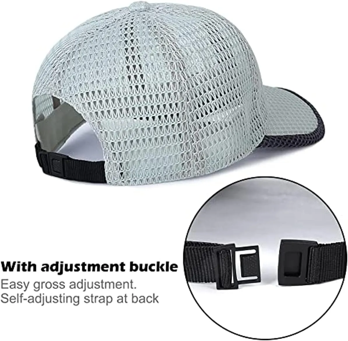 stablerice 4/6 Pieces Men's Mesh Flat Cap Breathable Summer Newsboy Hat for Men Ivy Cap Cabbie Flat Cap Boinas para Hombre