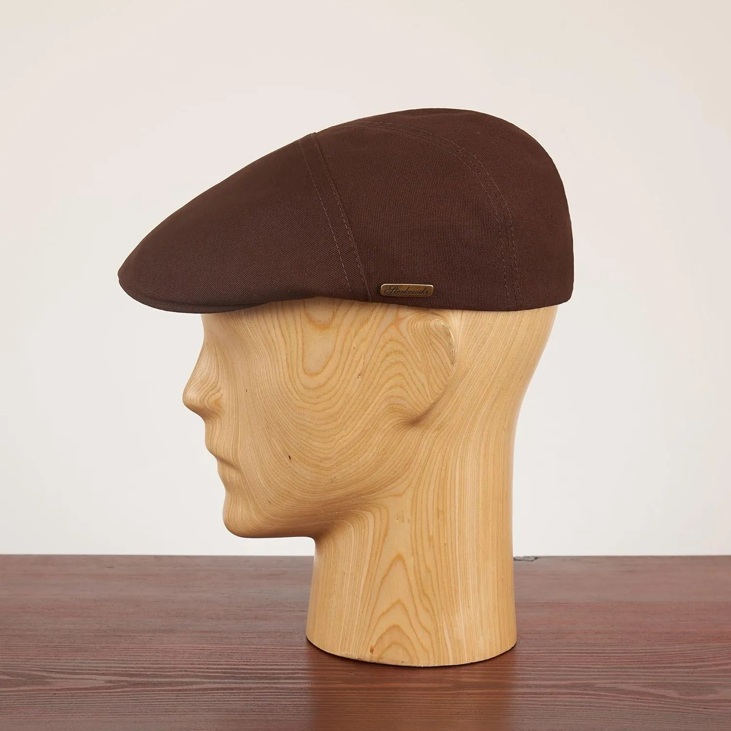 Sterkowski Ivy Five Cap | 100% Softened Cotton Flat Cap for Men | Breathable Airy 5 Panels Cap Without Lining