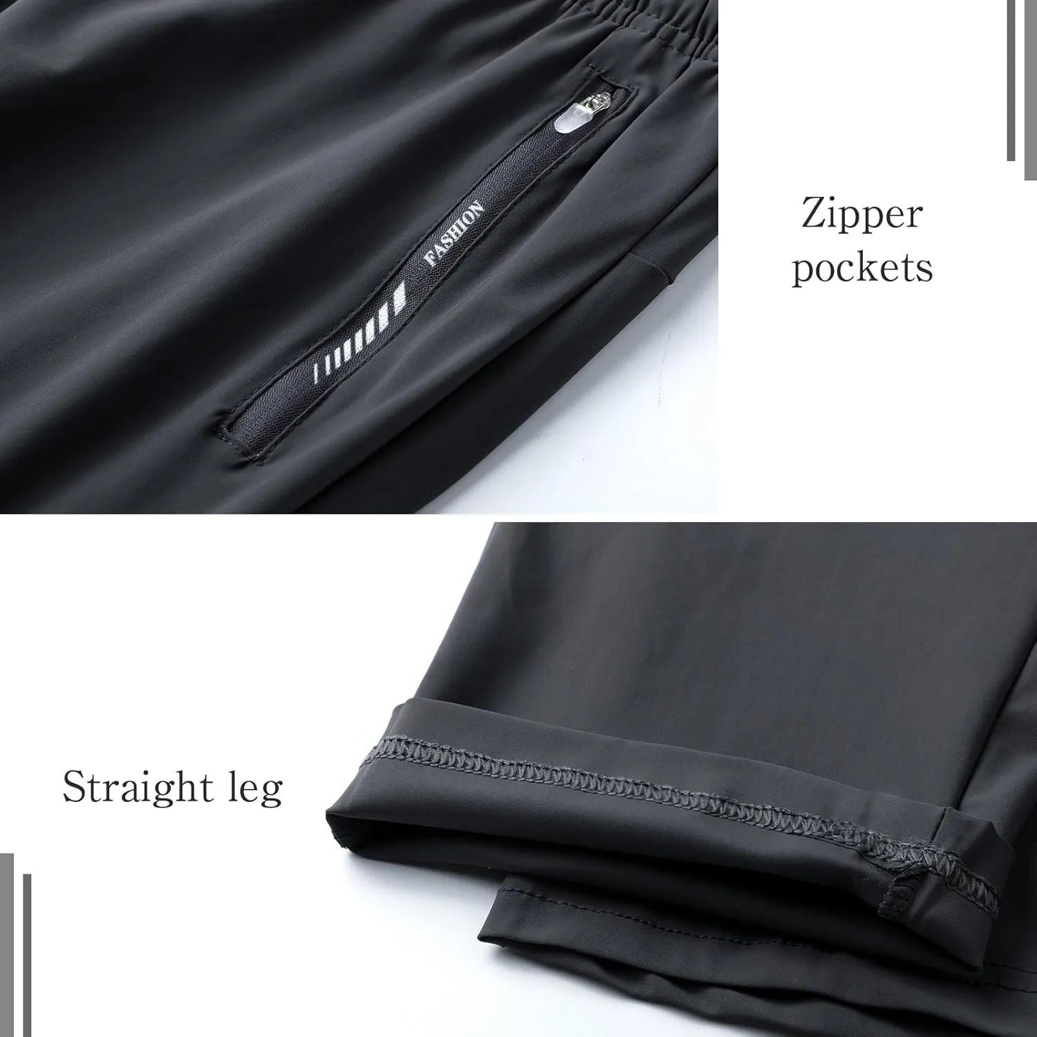 Surenow Womens Active Pants Stretch Breathable Casual Pants with Zip Pocket Lightweight Running Athletic Sweatpants for Women