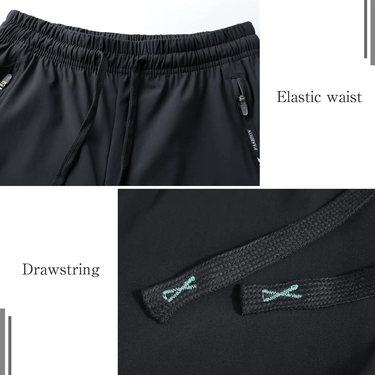Surenow Womens Active Pants Stretch Breathable Casual Pants with Zip Pocket Lightweight Running Athletic Sweatpants for Women