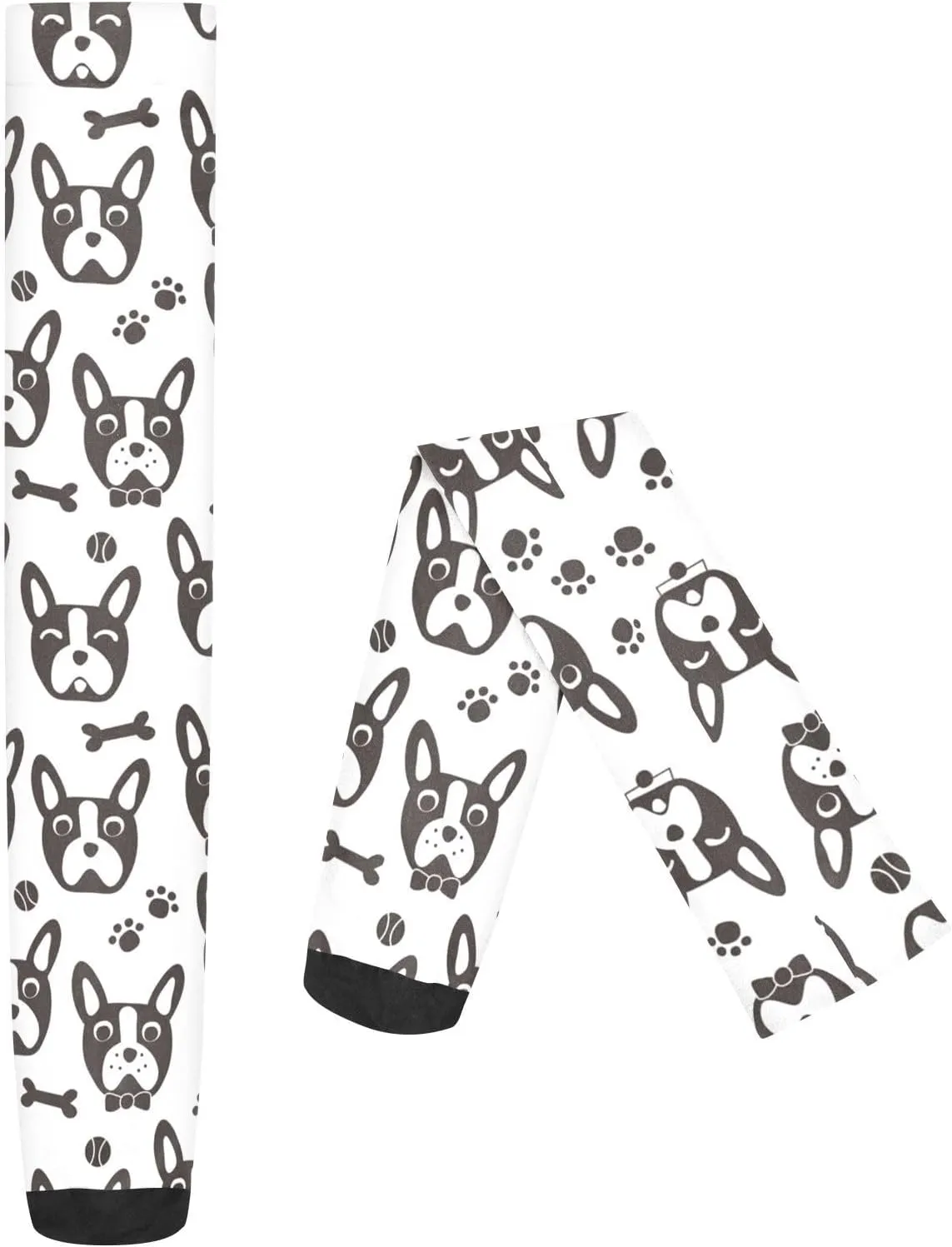 Sweet Dogs Women Thigh High Socks Warm Over the Knee Socks Long Knee High Boot Stockings Leg Warmer