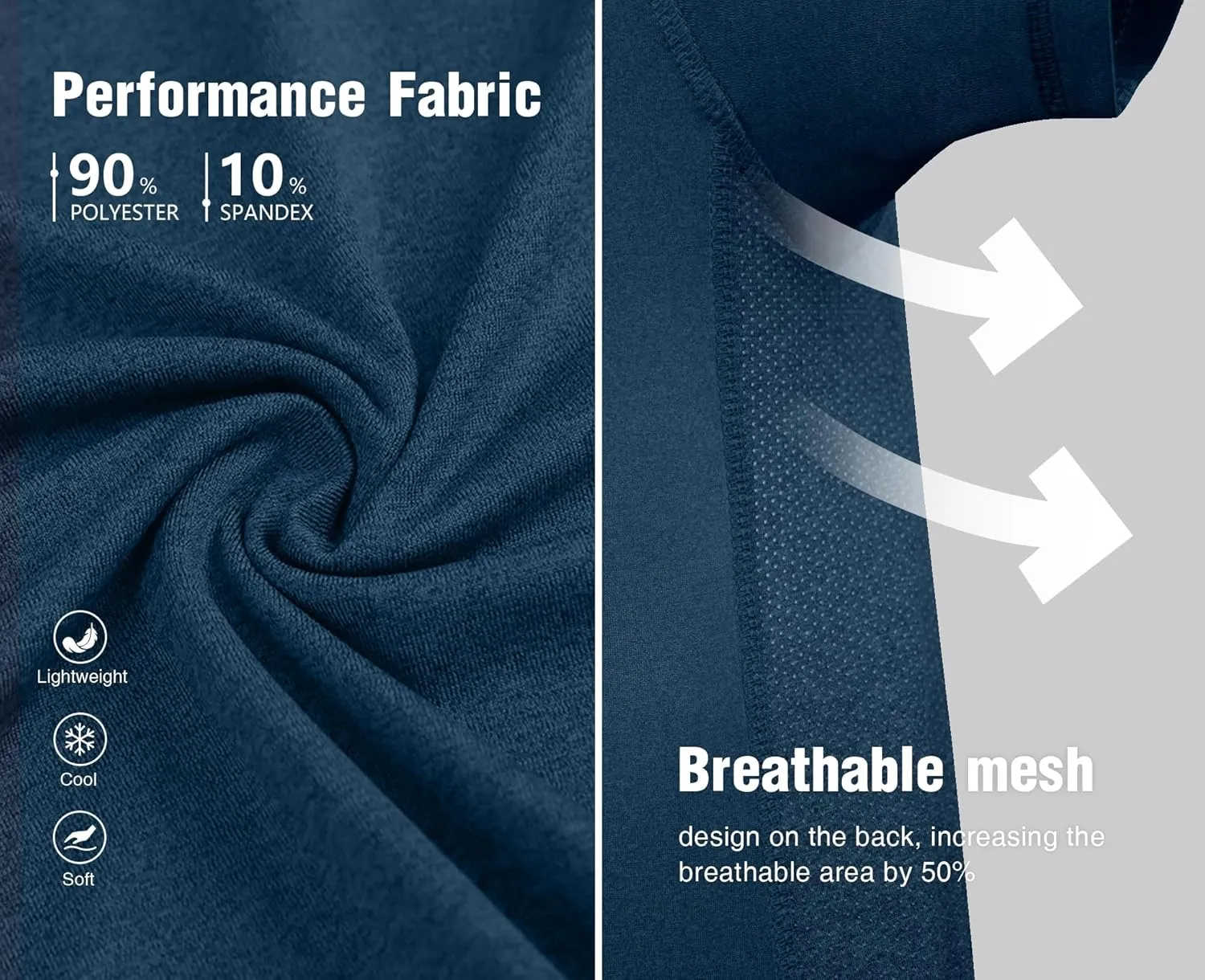 SWISSWELL Polo Shirts for Men with Pocket Short Sleeve Lightweight Performance Golf Shirt Mesh Summer Casual Shirt