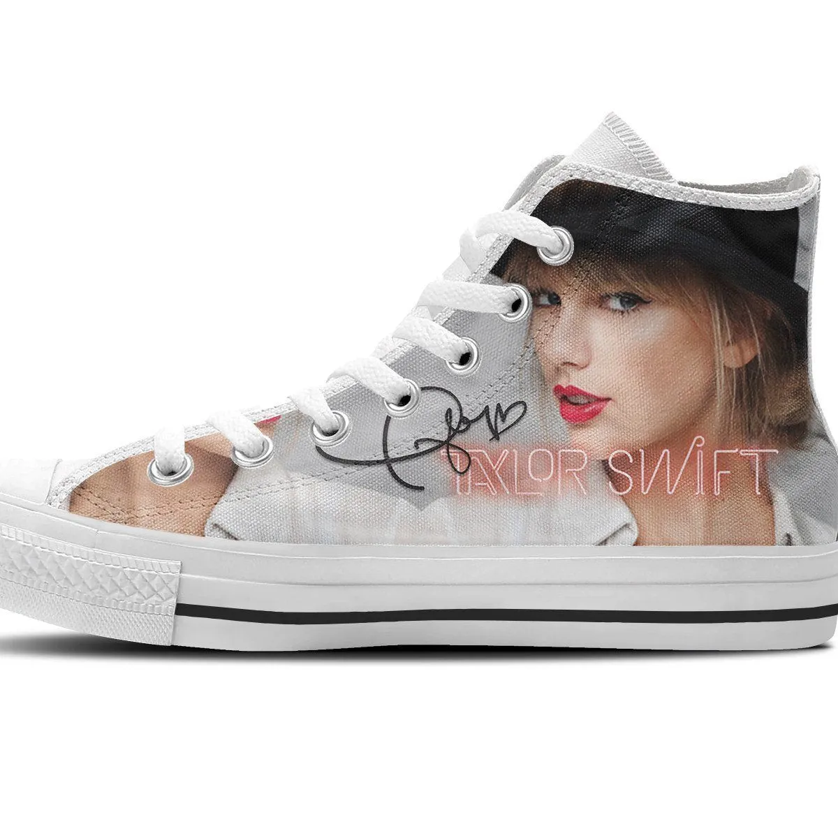 taylor swift ladies high top sneakers