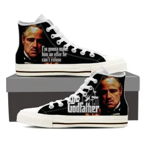 the godfather mens high top sneakers