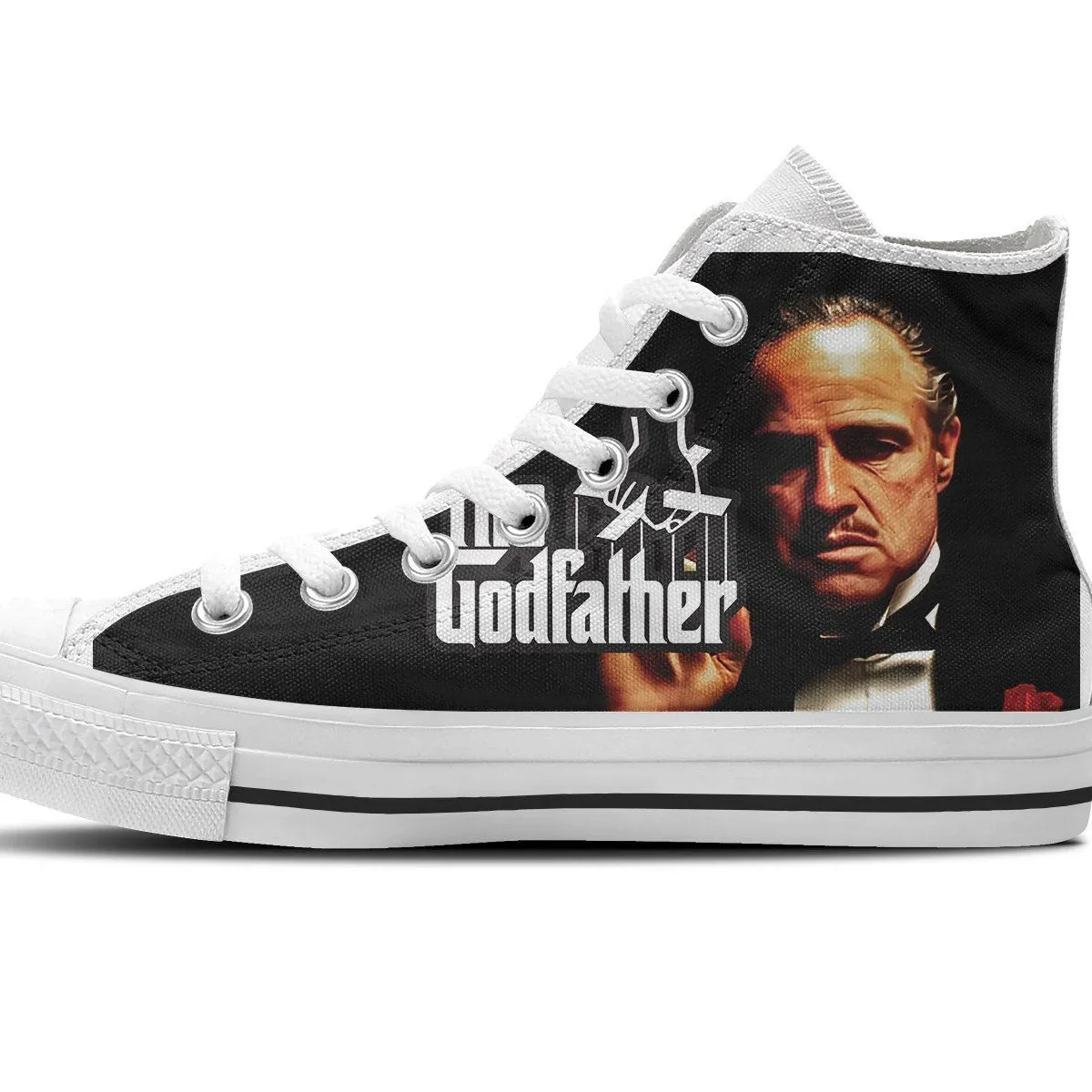 the godfather mens high top sneakers