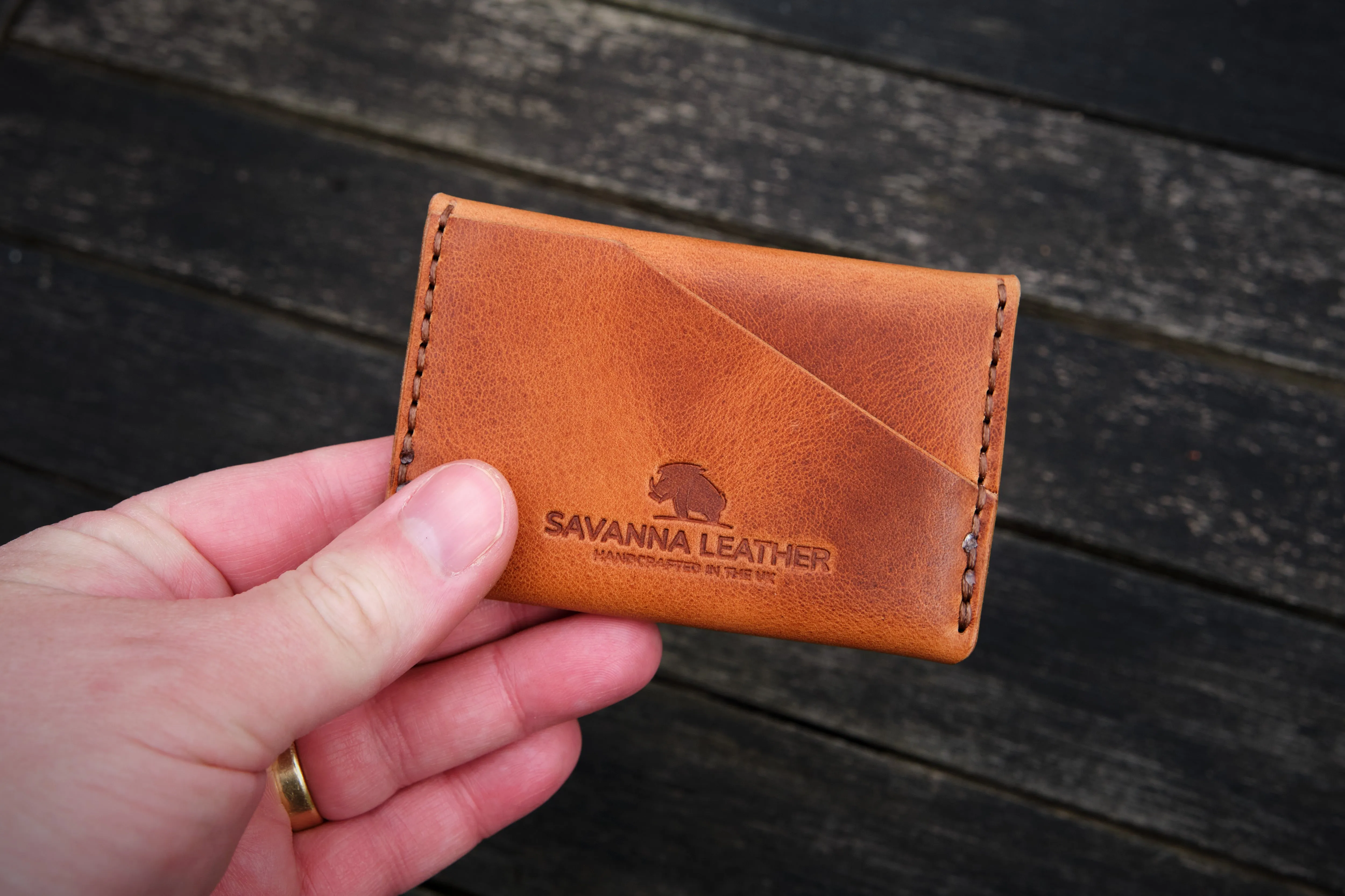The Little Saxham - (English Tan - Horween Derby)
